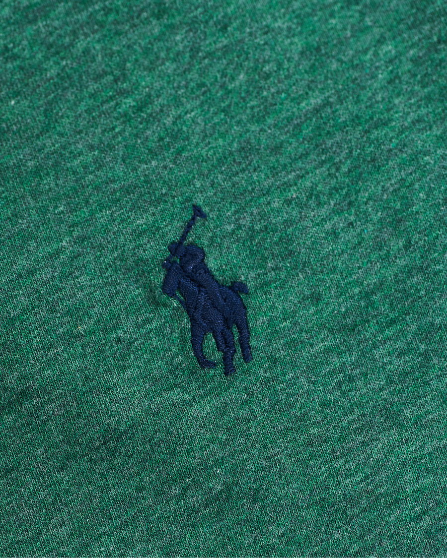 Herr | T-Shirts | Polo Ralph Lauren | Custom Slim Fit Crew Neck Tee Green Heather