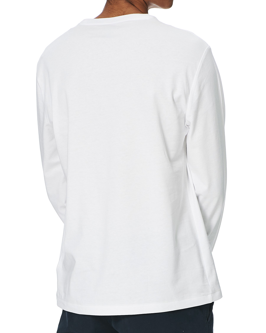 Herr | T-Shirts | Polo Ralph Lauren | Custom Slim Fit Long Sleeve Tee White