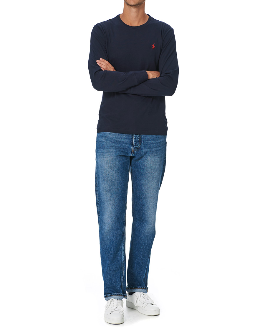 Herr | T-Shirts | Polo Ralph Lauren | Custom Slim Fit Long Sleeve Tee Ink