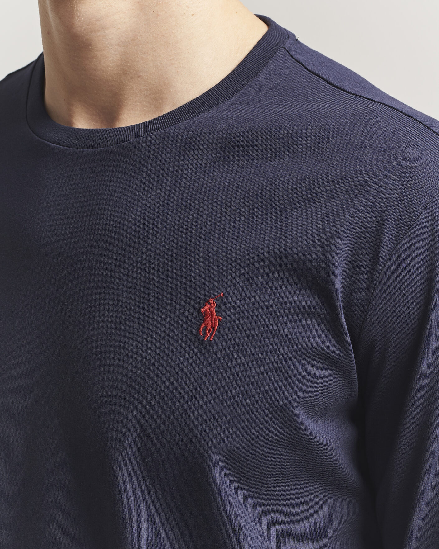 Herr | T-Shirts | Polo Ralph Lauren | Custom Slim Fit Long Sleeve Tee Ink