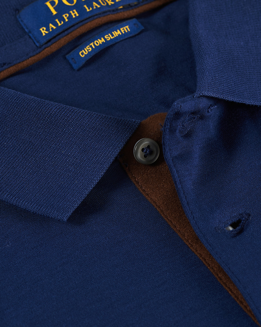 Herr | Tröjor | Polo Ralph Lauren | Luxury Pima Cotton Long Sleeve Polo French Navy