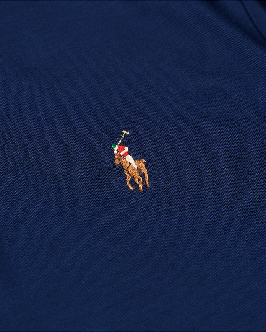 Herr | Tröjor | Polo Ralph Lauren | Luxury Pima Cotton Long Sleeve Polo French Navy
