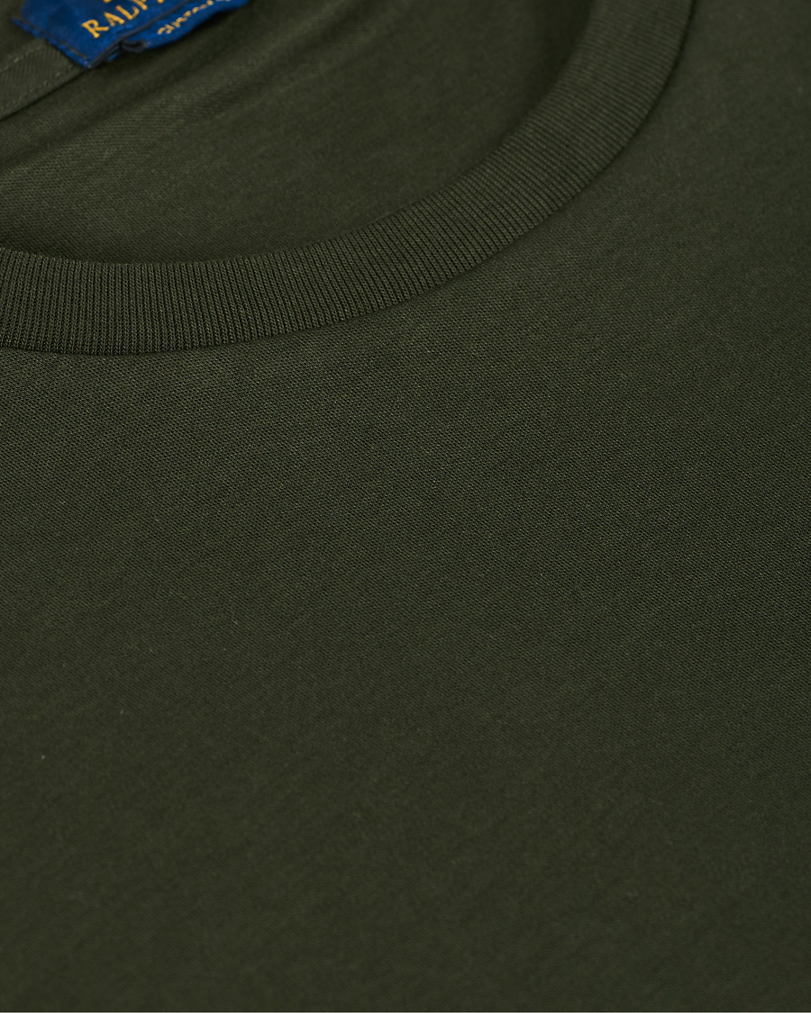 Herr | T-Shirts | Polo Ralph Lauren | Luxury Pima Cotton Crew Neck Tee Estate Olive