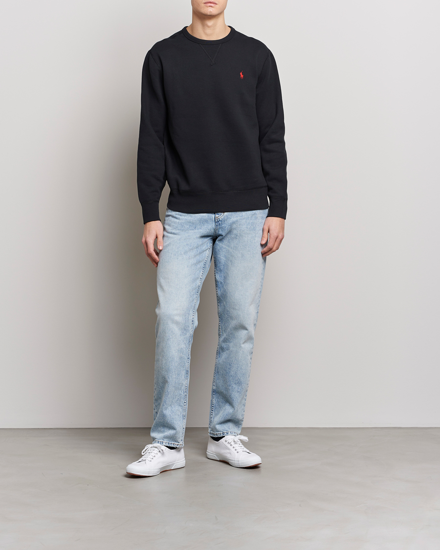 Herr | Tröjor | Polo Ralph Lauren | Crew Neck Sweatshirt Polo Black
