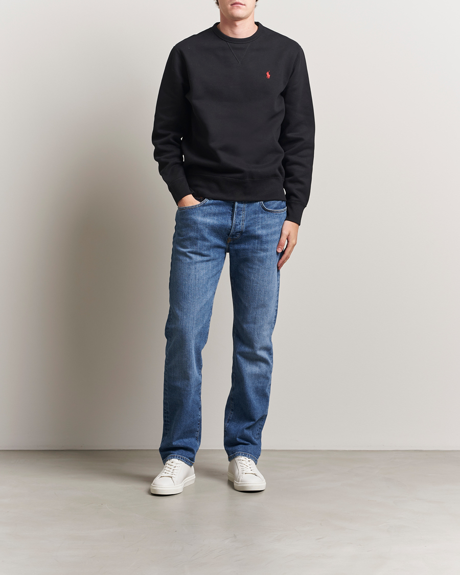 Herr | Tröjor | Polo Ralph Lauren | Crew Neck Sweatshirt Polo Black