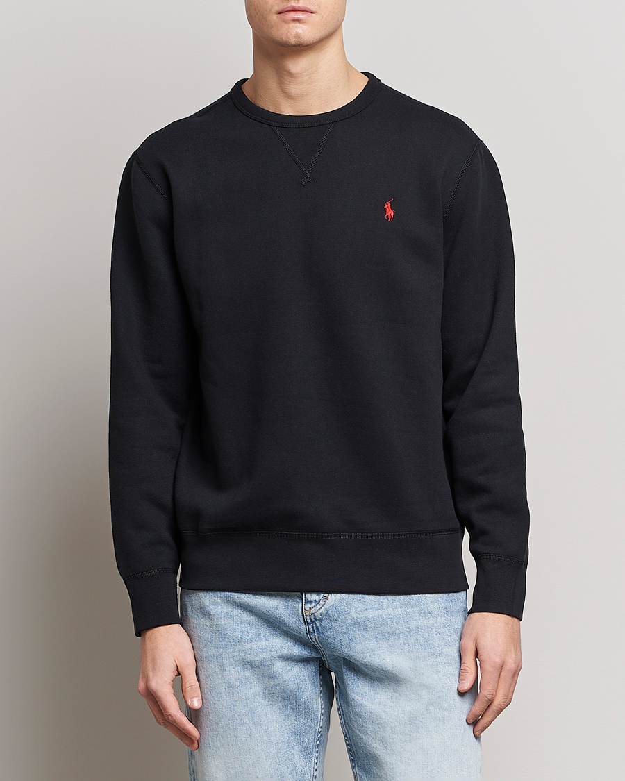 Herr | Preppy Authentic | Polo Ralph Lauren | Crew Neck Sweatshirt Polo Black