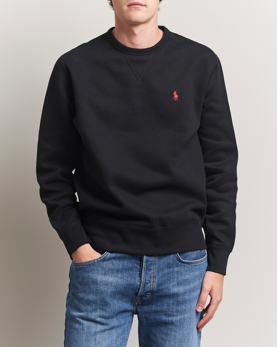 Herr | Tröjor | Polo Ralph Lauren | Crew Neck Sweatshirt Polo Black