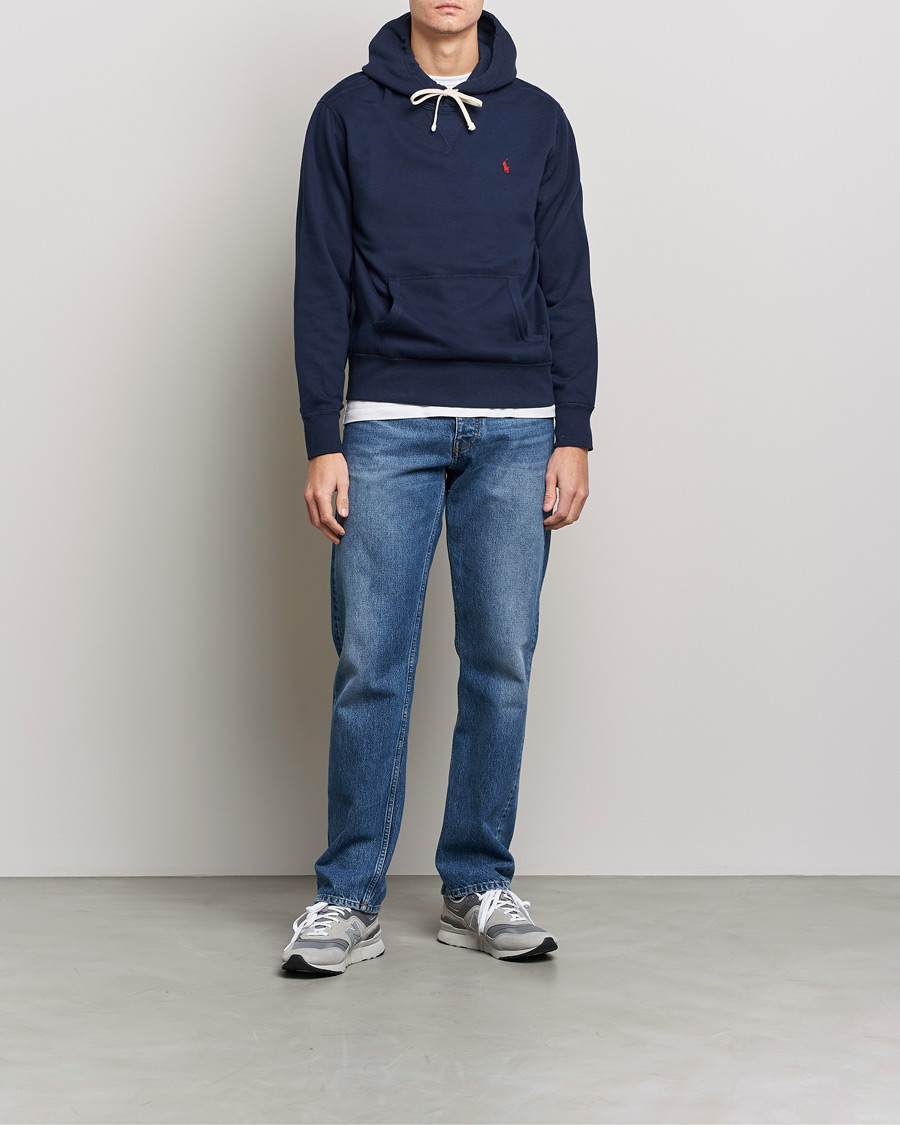 Herr | Tröjor | Polo Ralph Lauren | RL Fleece Hoodie Cruise Navy