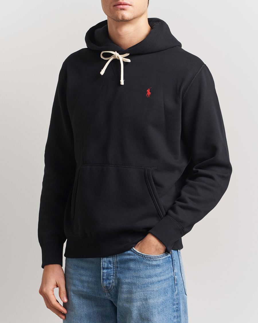 Herr | Tröjor | Polo Ralph Lauren | RL Fleece Hoodie Polo Black