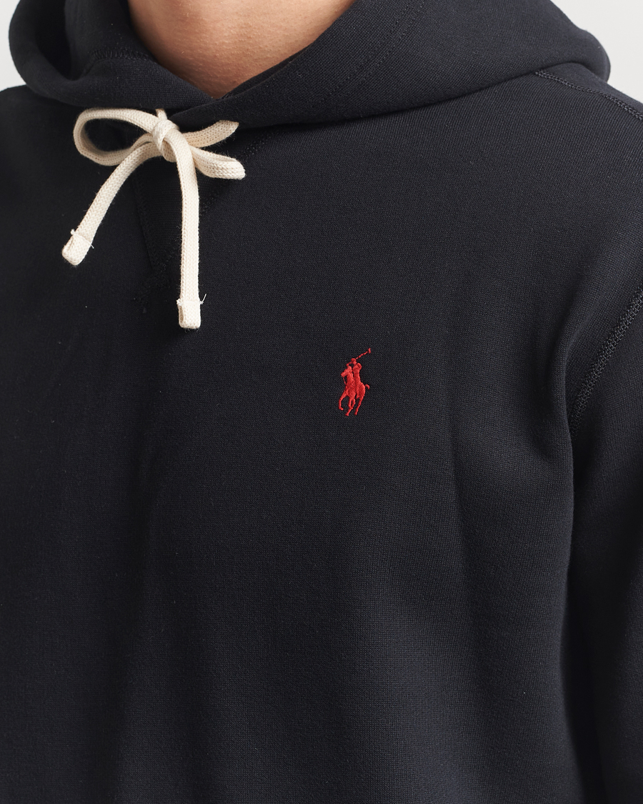 Herr | Tröjor | Polo Ralph Lauren | RL Fleece Hoodie Polo Black