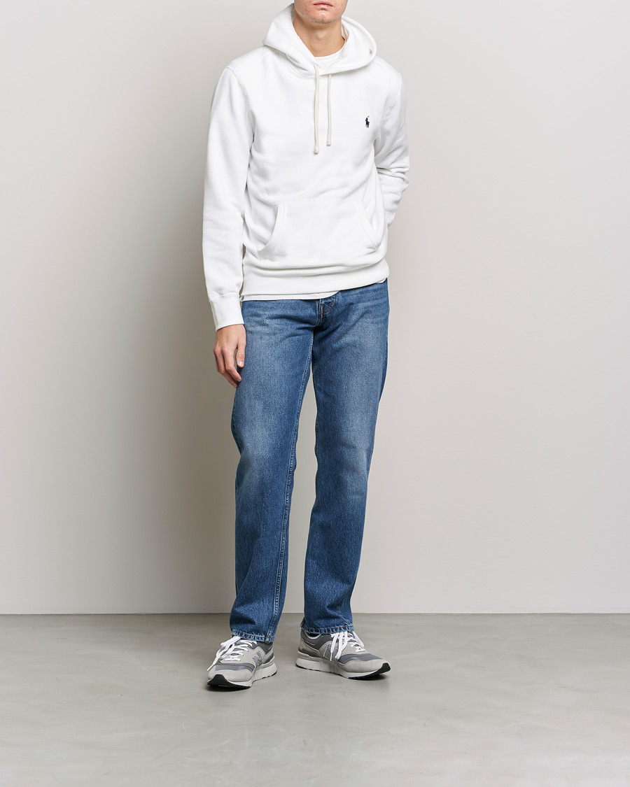 Herr | Tröjor | Polo Ralph Lauren | RL Fleece Hoodie White