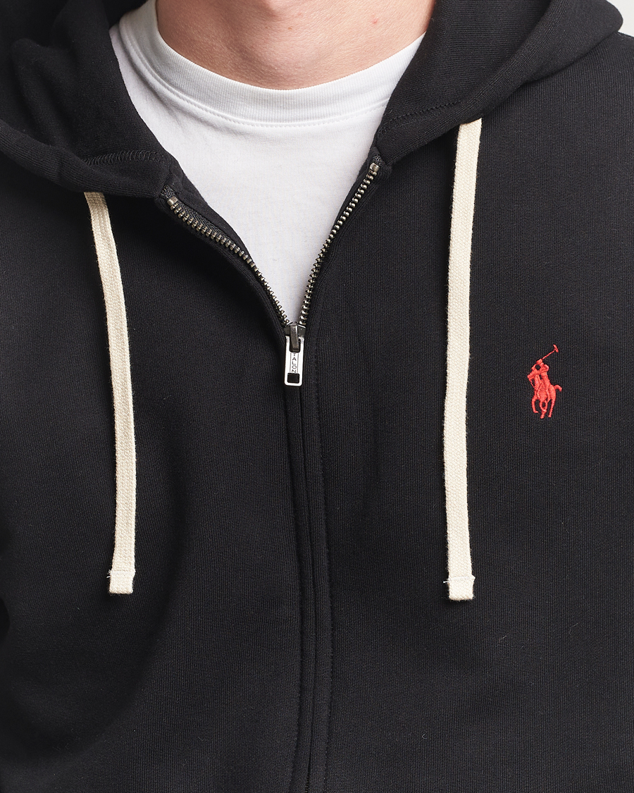 Herr | Tröjor | Polo Ralph Lauren | Fleece Full Zip Hoodie Polo Black
