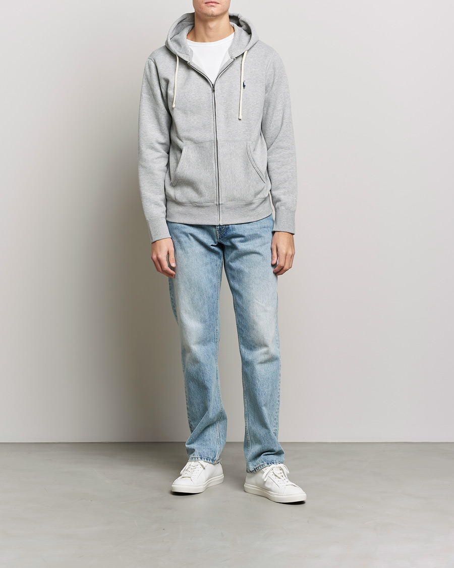 Herr | Tröjor | Polo Ralph Lauren | Fleece Full Zip Hoodie Andover Heather