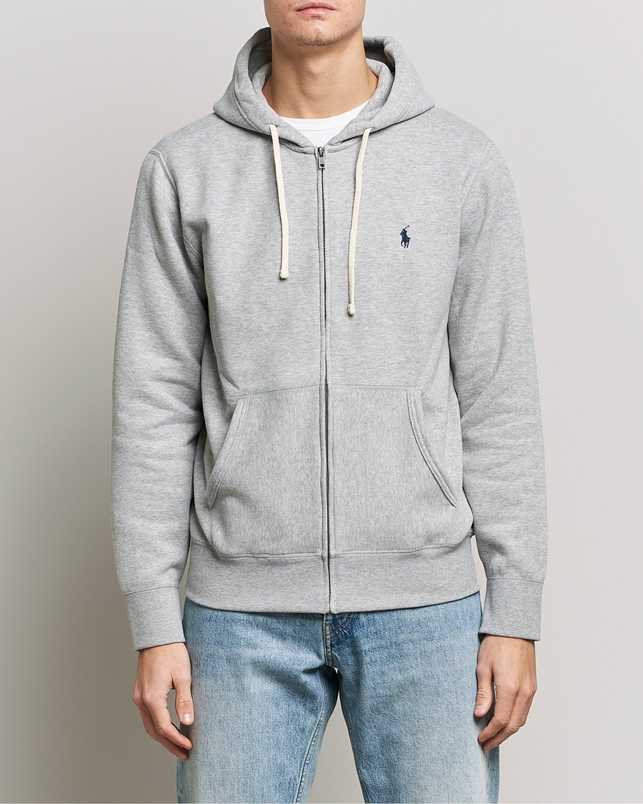 Herr | Tröjor | Polo Ralph Lauren | Fleece Full Zip Hoodie Andover Heather