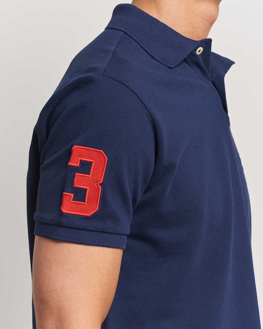 Herr | Pikéer | Polo Ralph Lauren | Custom Slim Fit Match Club Polo Newport Navy