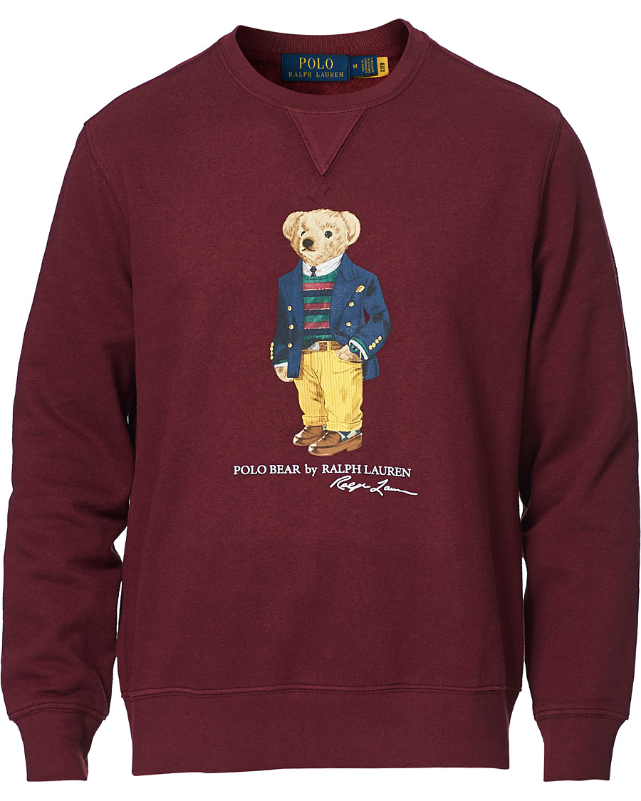 Herr | Tröjor | Polo Ralph Lauren | Bear Sweatshirt Classic Wine