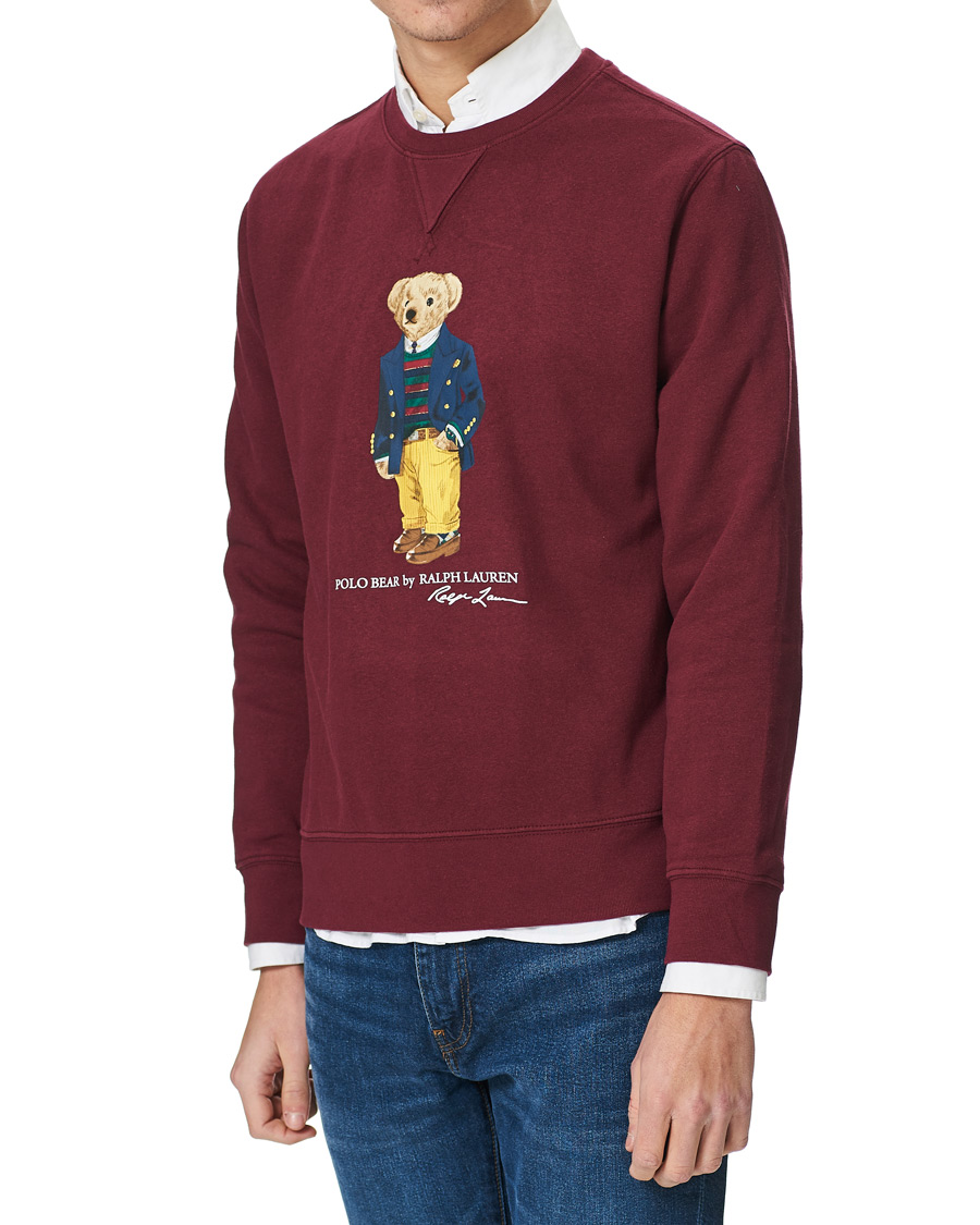 Herr | Tröjor | Polo Ralph Lauren | Bear Sweatshirt Classic Wine
