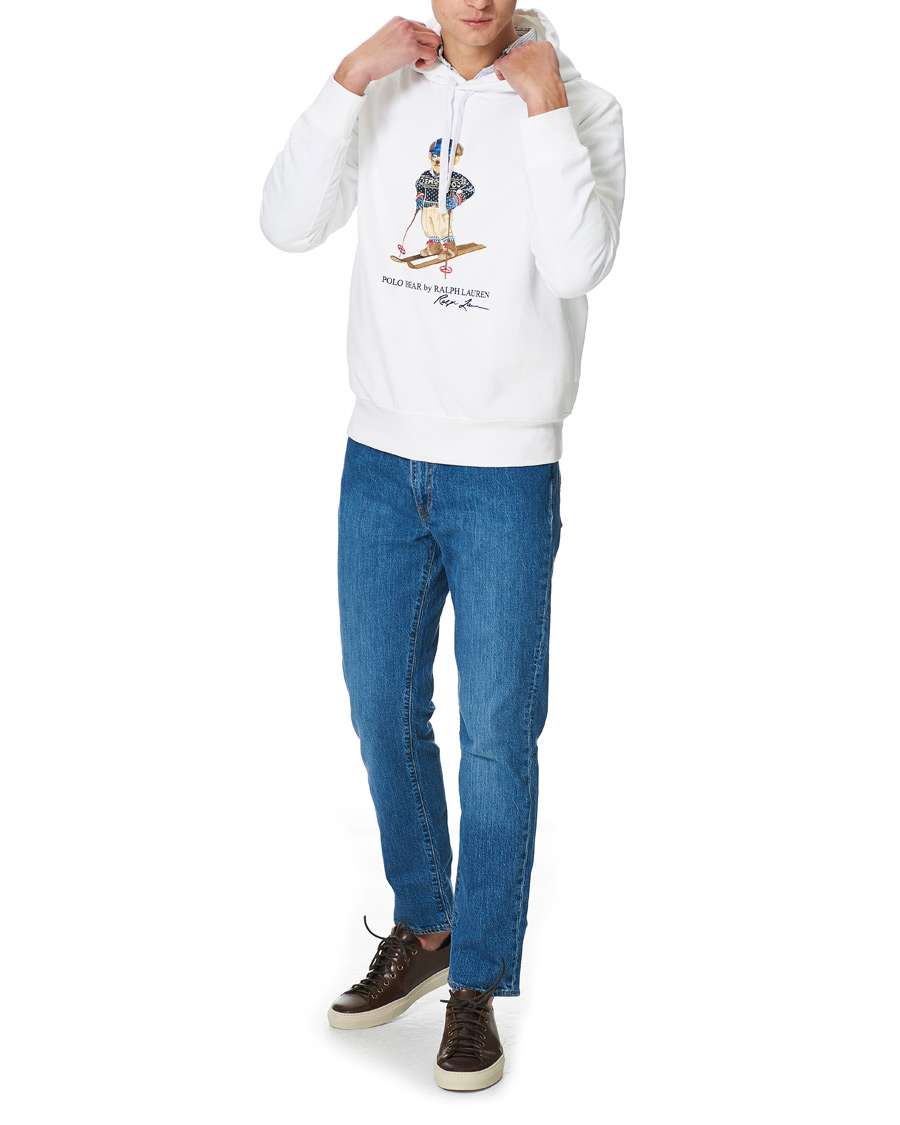 Herr | Tröjor | Polo Ralph Lauren | Skiing Bear Hoodie White
