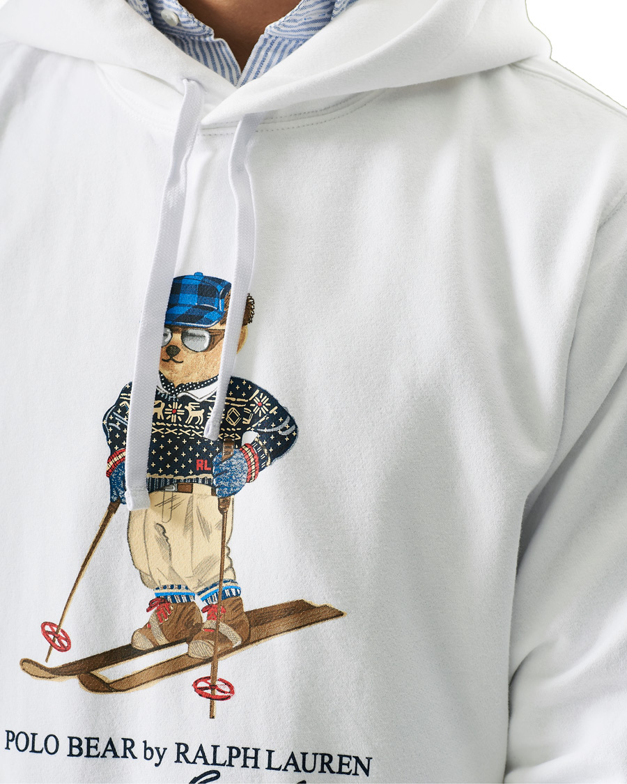 Herr | Tröjor | Polo Ralph Lauren | Skiing Bear Hoodie White