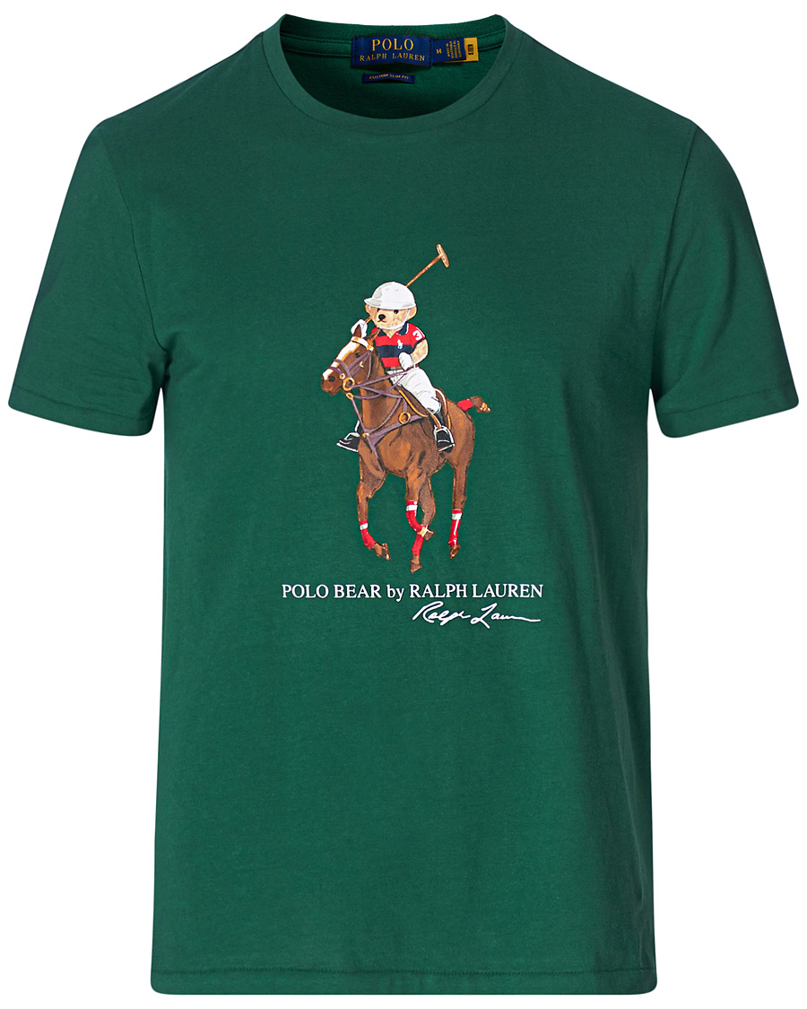 Herr | T-Shirts | Polo Ralph Lauren | Bear Pony Crew Neck Tee Verano Green