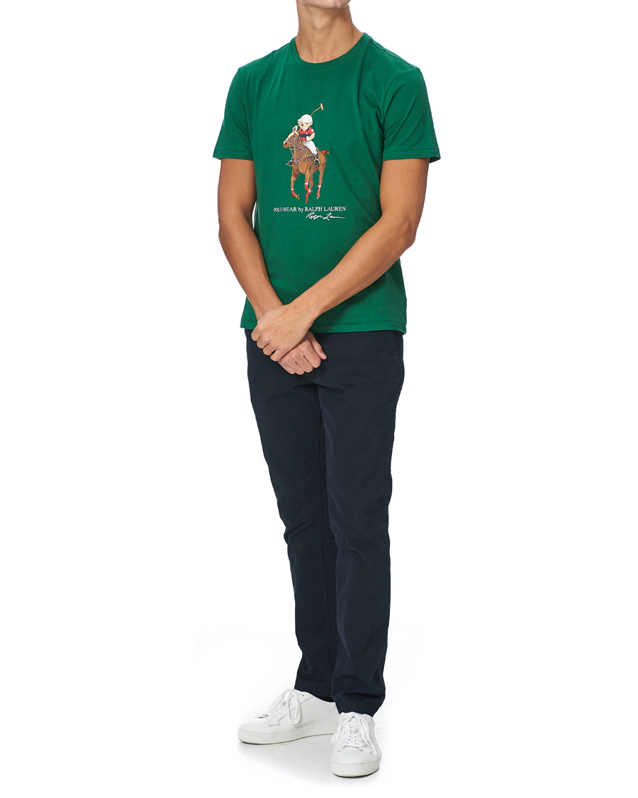 Herr | T-Shirts | Polo Ralph Lauren | Bear Pony Crew Neck Tee Verano Green