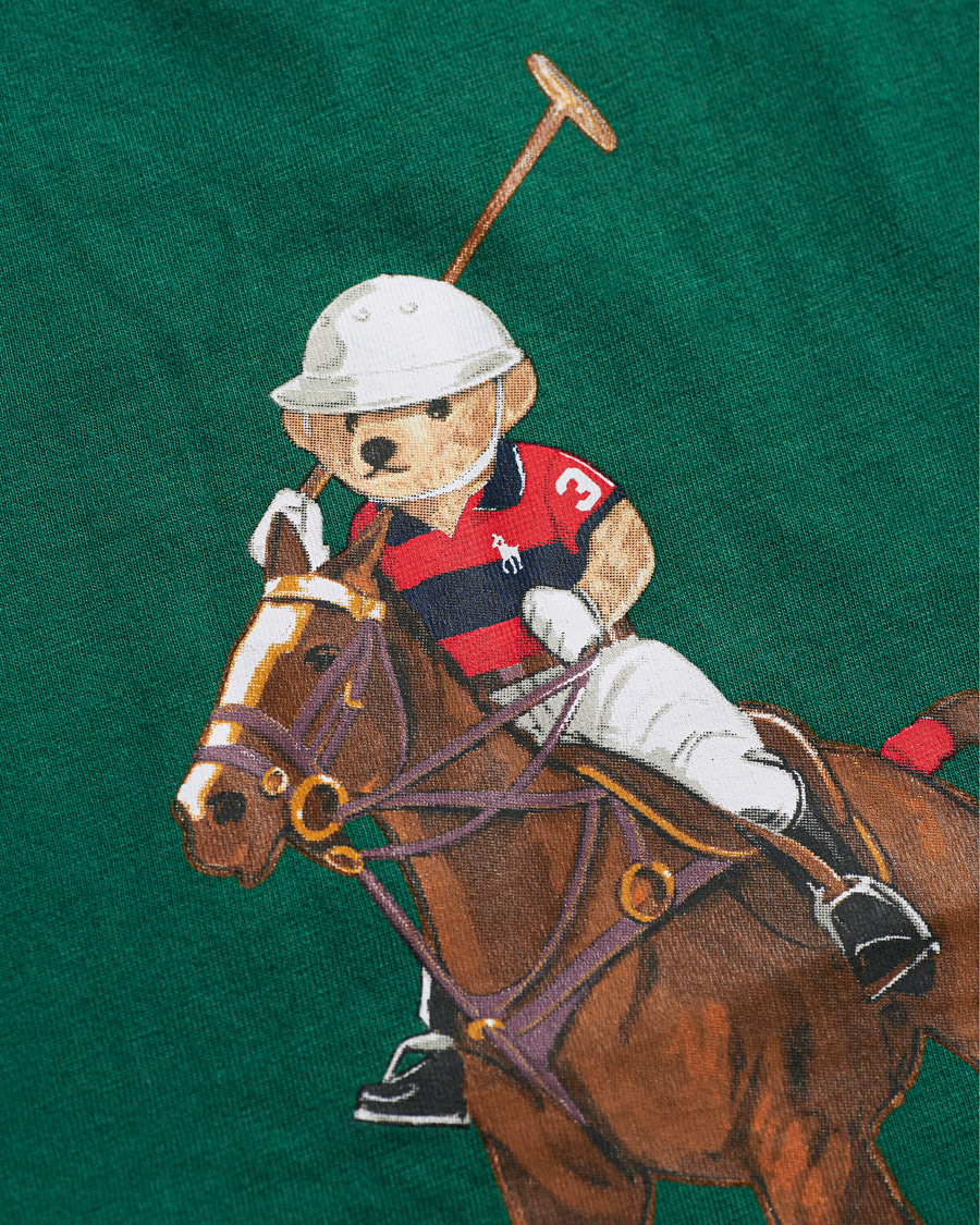 Herr | T-Shirts | Polo Ralph Lauren | Bear Pony Crew Neck Tee Verano Green