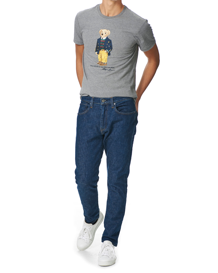 Herr | T-Shirts | Polo Ralph Lauren | Bear Crew Neck Tee Grey Heather