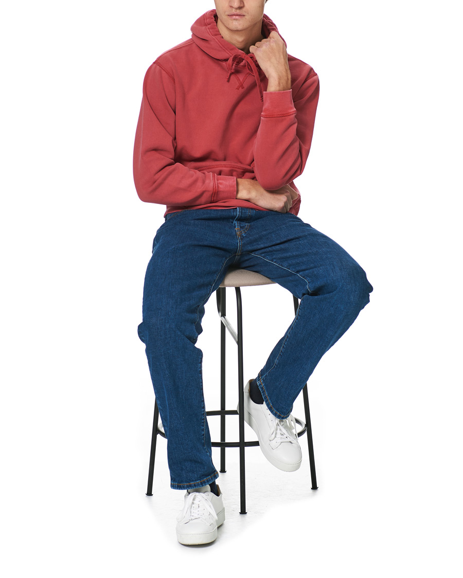 Herr | Tröjor | Polo Ralph Lauren | Garment Dyed Hoodie Northwest Deep Red