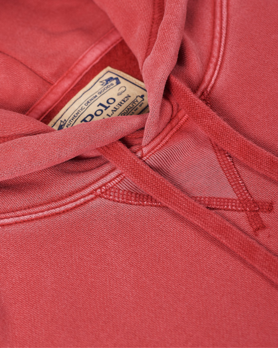 Herr | Tröjor | Polo Ralph Lauren | Garment Dyed Hoodie Northwest Deep Red