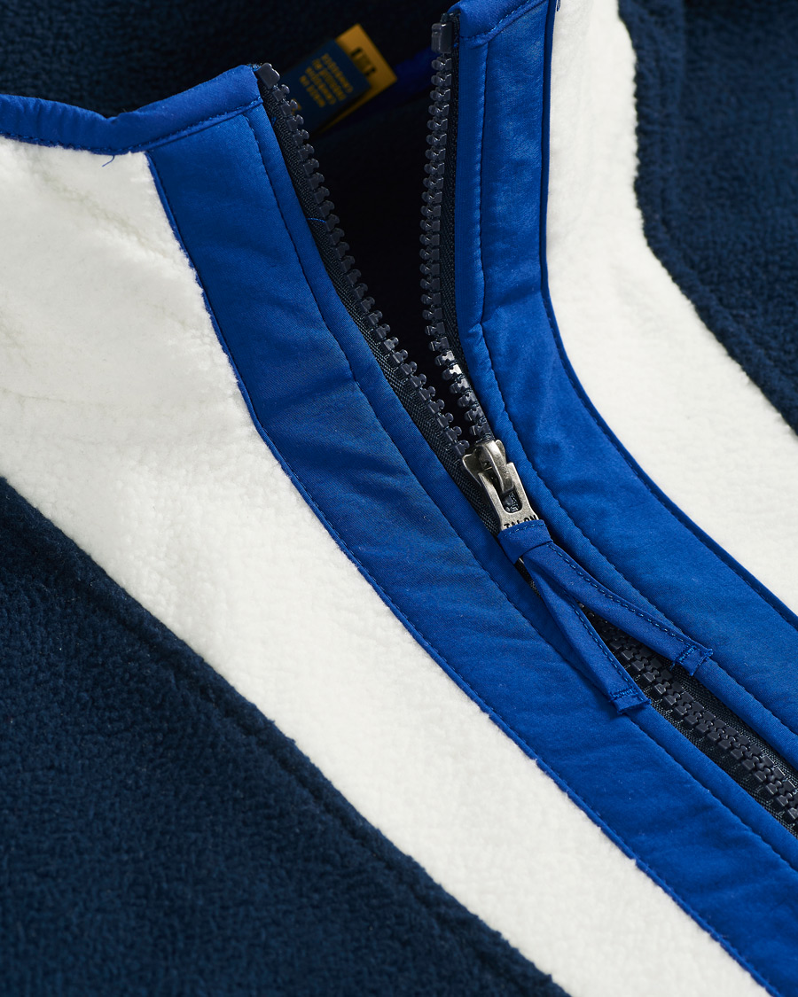 Herr | Tröjor | Polo Ralph Lauren | Vintage Poly Fleece Half Zip Sweater Navy/White