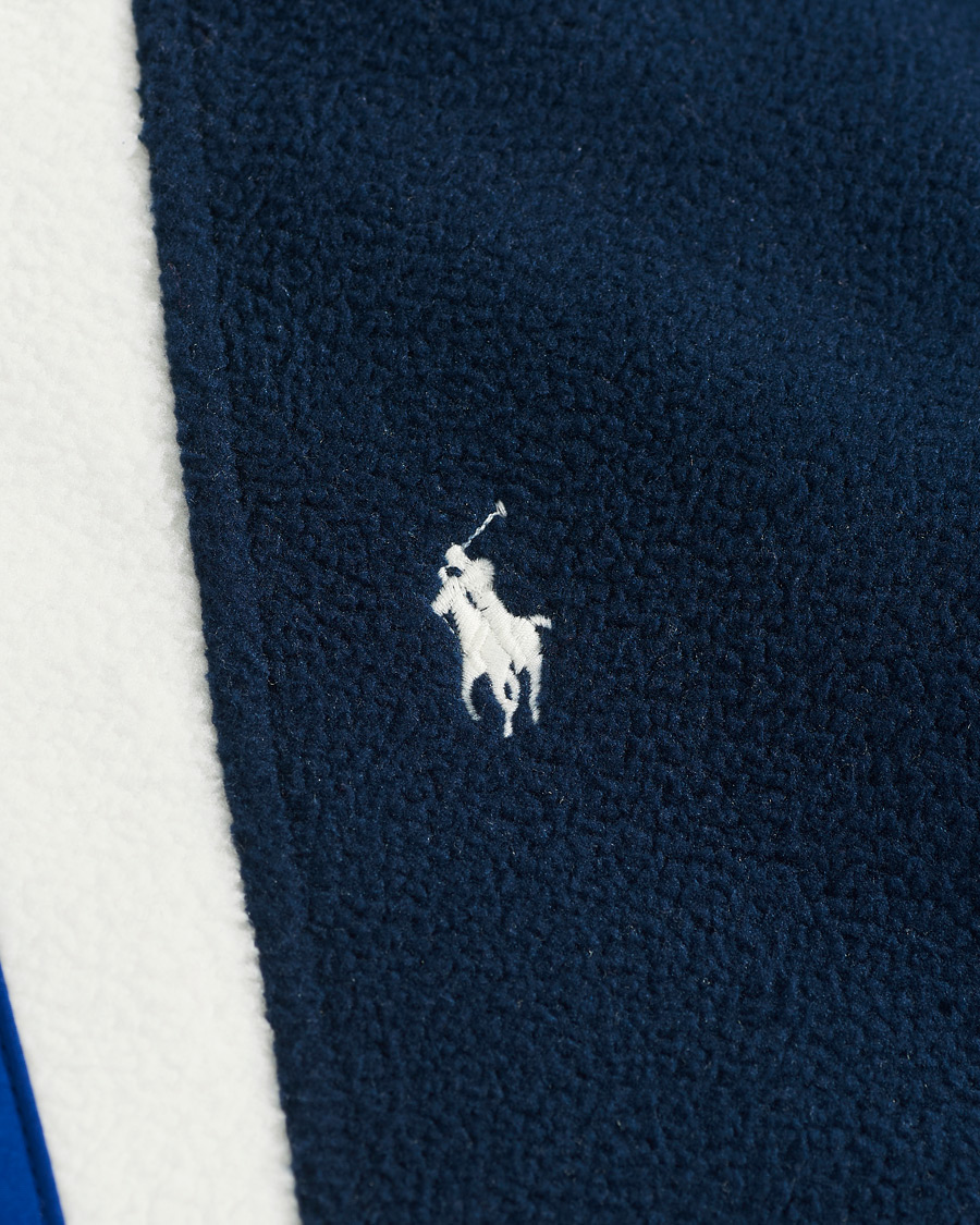 Herr | Tröjor | Polo Ralph Lauren | Vintage Poly Fleece Half Zip Sweater Navy/White