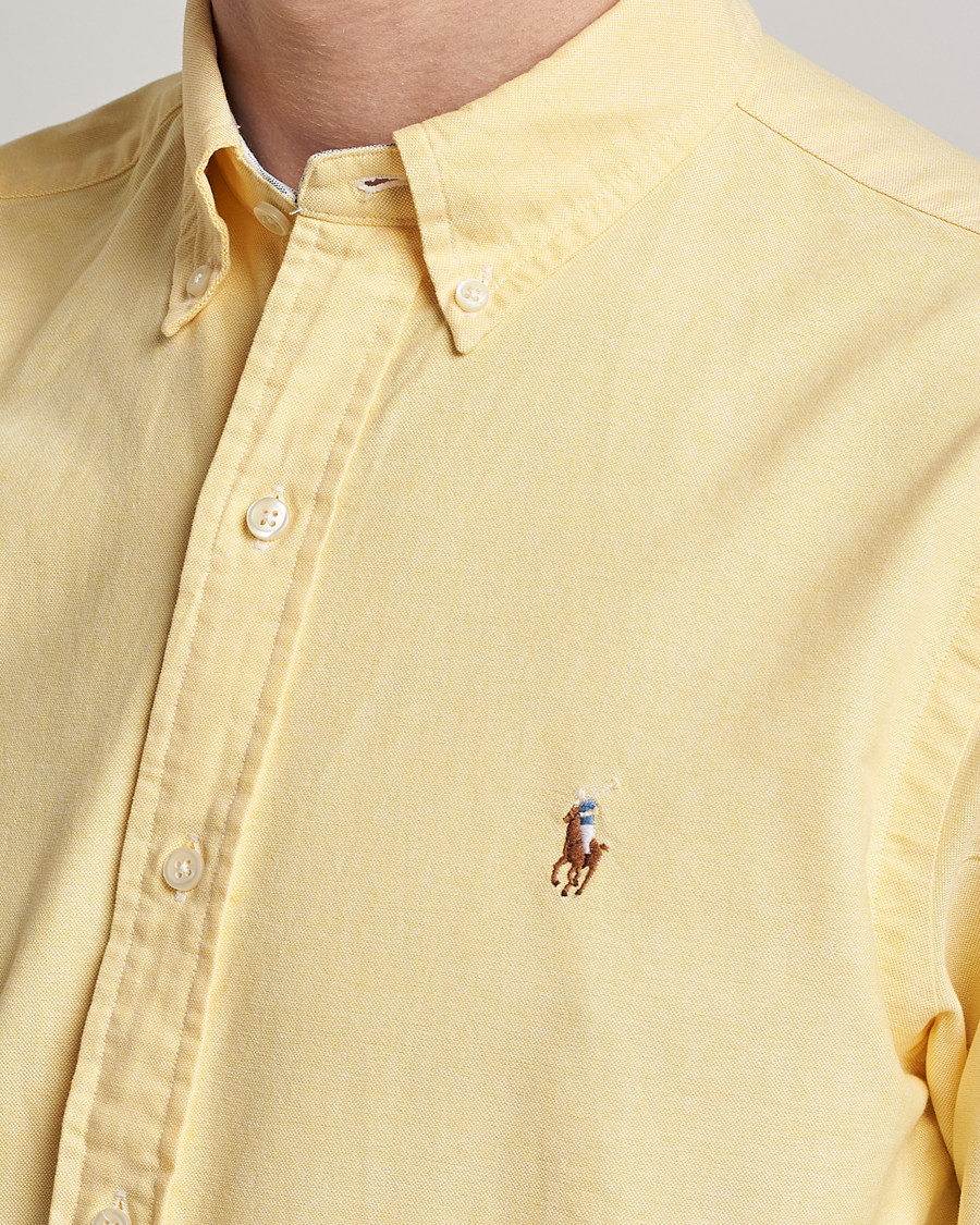 Herr | Skjortor | Polo Ralph Lauren | Custom Fit Oxford Button Down Shirt Yellow
