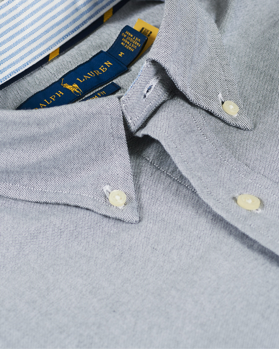 Herr | Skjortor | Polo Ralph Lauren | Custom Fit Oxford Button Down Shirt Slate