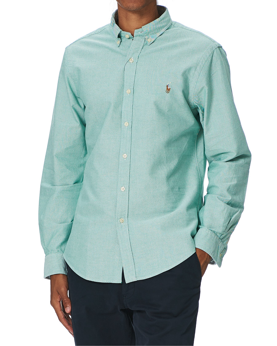 Herr | Skjortor | Polo Ralph Lauren | Slim Fit Oxford Shirt College Green