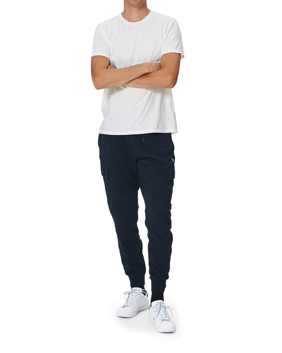 Herr | Byxor | Polo Ralph Lauren | Double Knit Cargo Sweatpants Aviator Navy