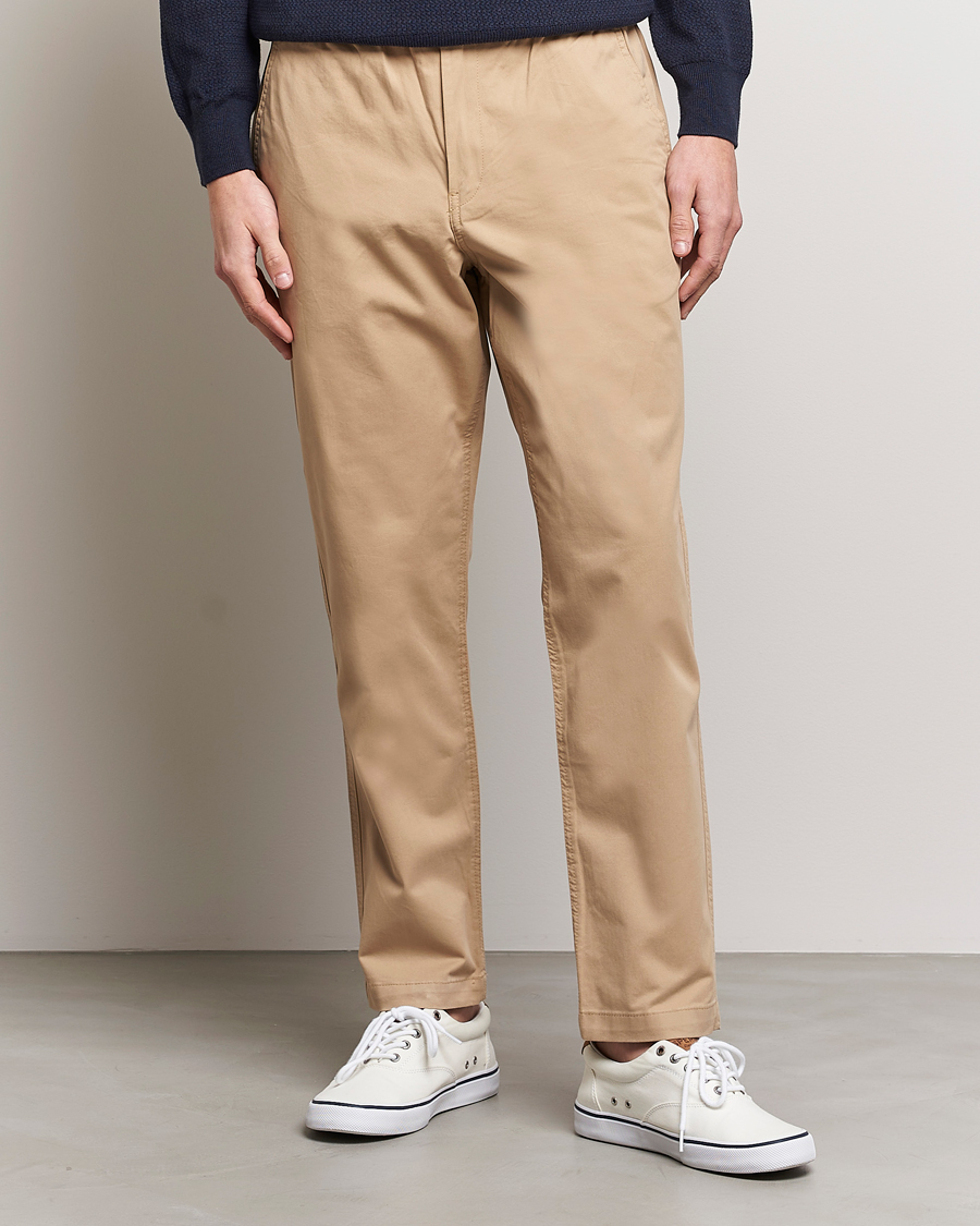 Herr | Drawstringbyxor | Polo Ralph Lauren | Prepster Stretch Twill Drawstring Trousers Khaki