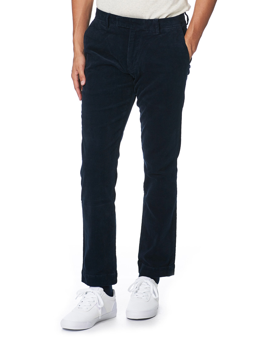 Herr | Byxor | Polo Ralph Lauren | Hudson Slim Fit Corduroy Trousers Hunter Navy