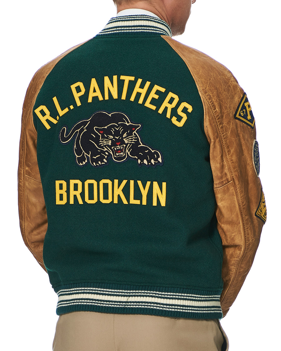 Herr | Jackor | Polo Ralph Lauren | Varsity Lined Bomber Jacket Hunt Club Green