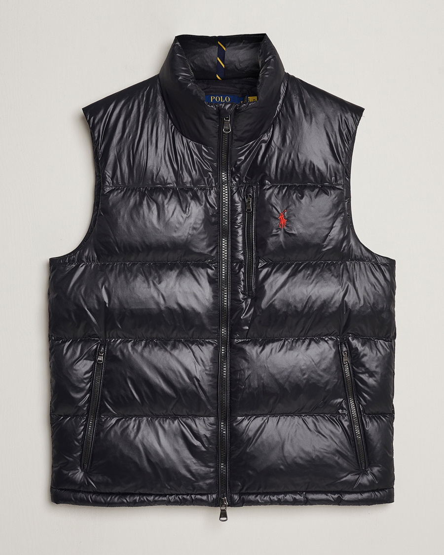 Herr | Jackor | Polo Ralph Lauren | El Cap High Gloss Down Vest Black