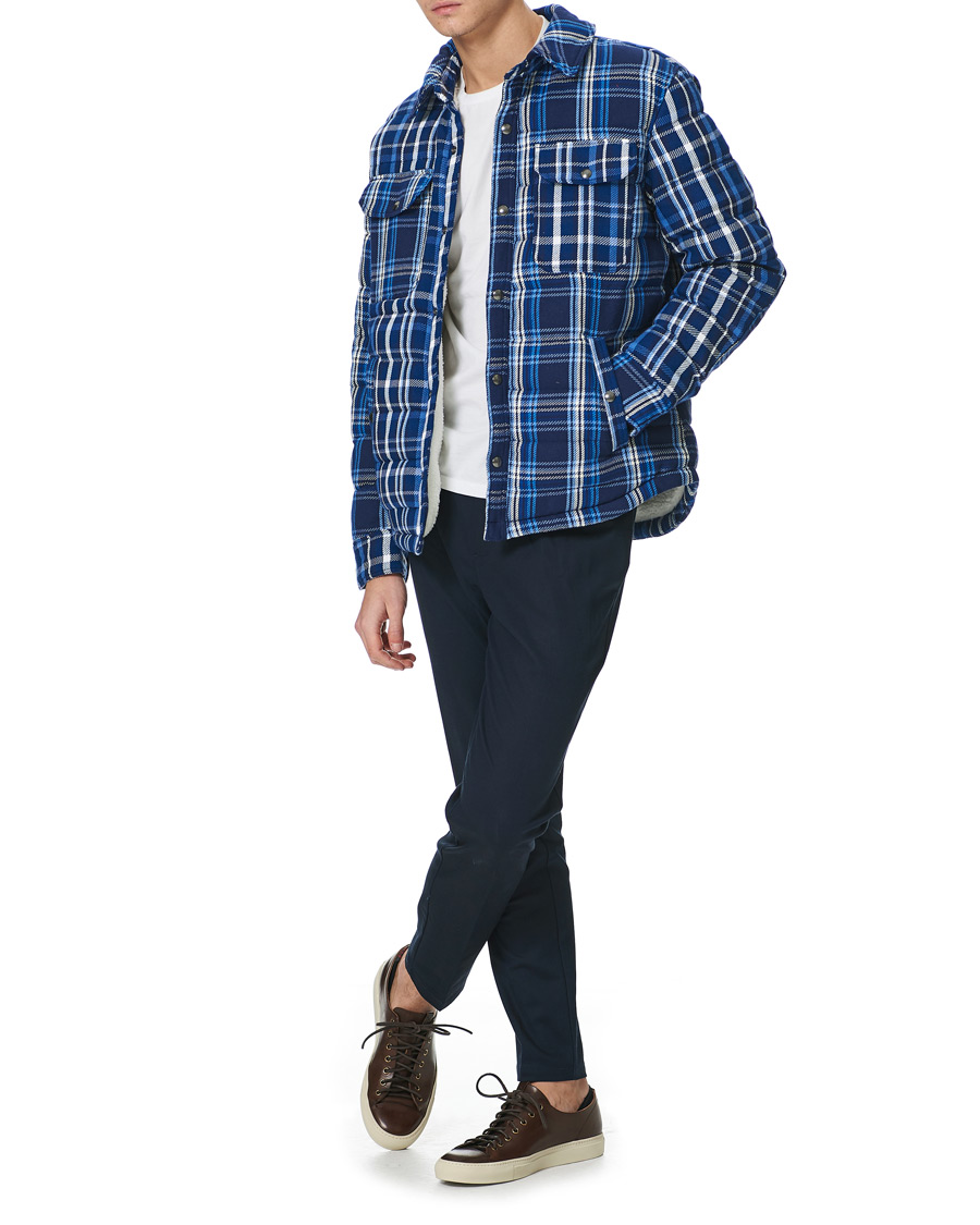 Herr | Jackor | Polo Ralph Lauren | Terra Padded Checked Shirt Jacket Blue