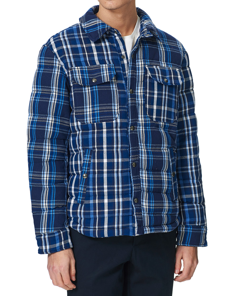 Herr | Jackor | Polo Ralph Lauren | Terra Padded Checked Shirt Jacket Blue
