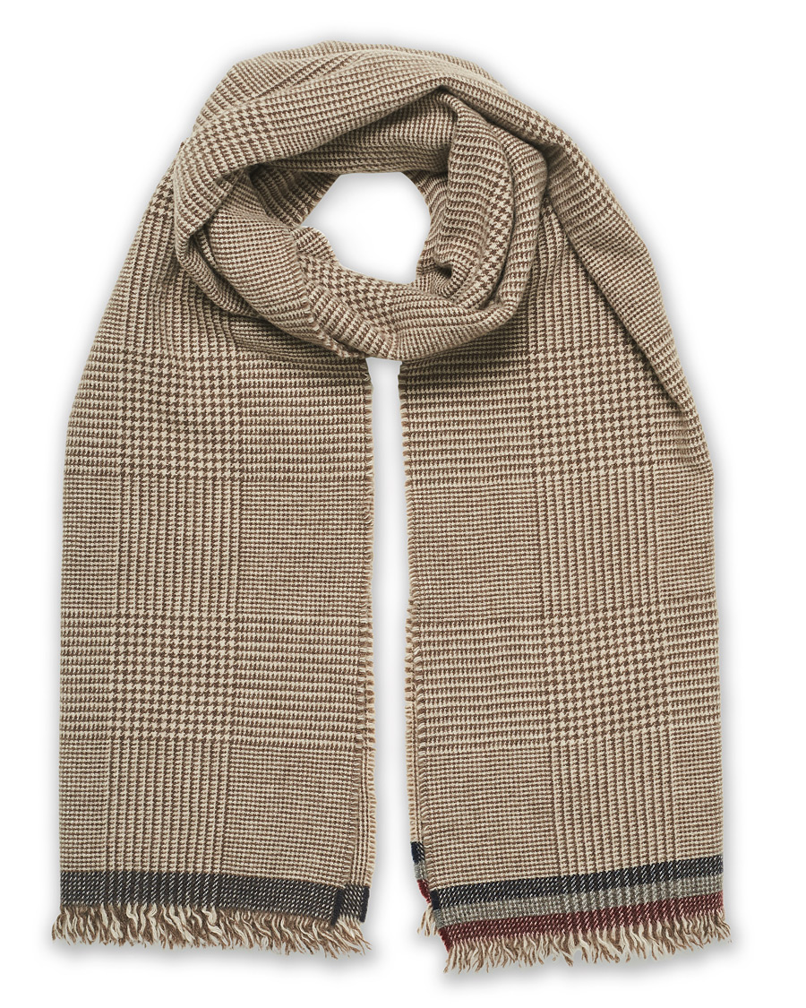 Herr | Begg & Co Vaudie Wash Lambswool/Cashmere Scarf Natural Stone | Begg & Co | Vaudie Wash Lambswool/Cashmere Scarf Natural Stone