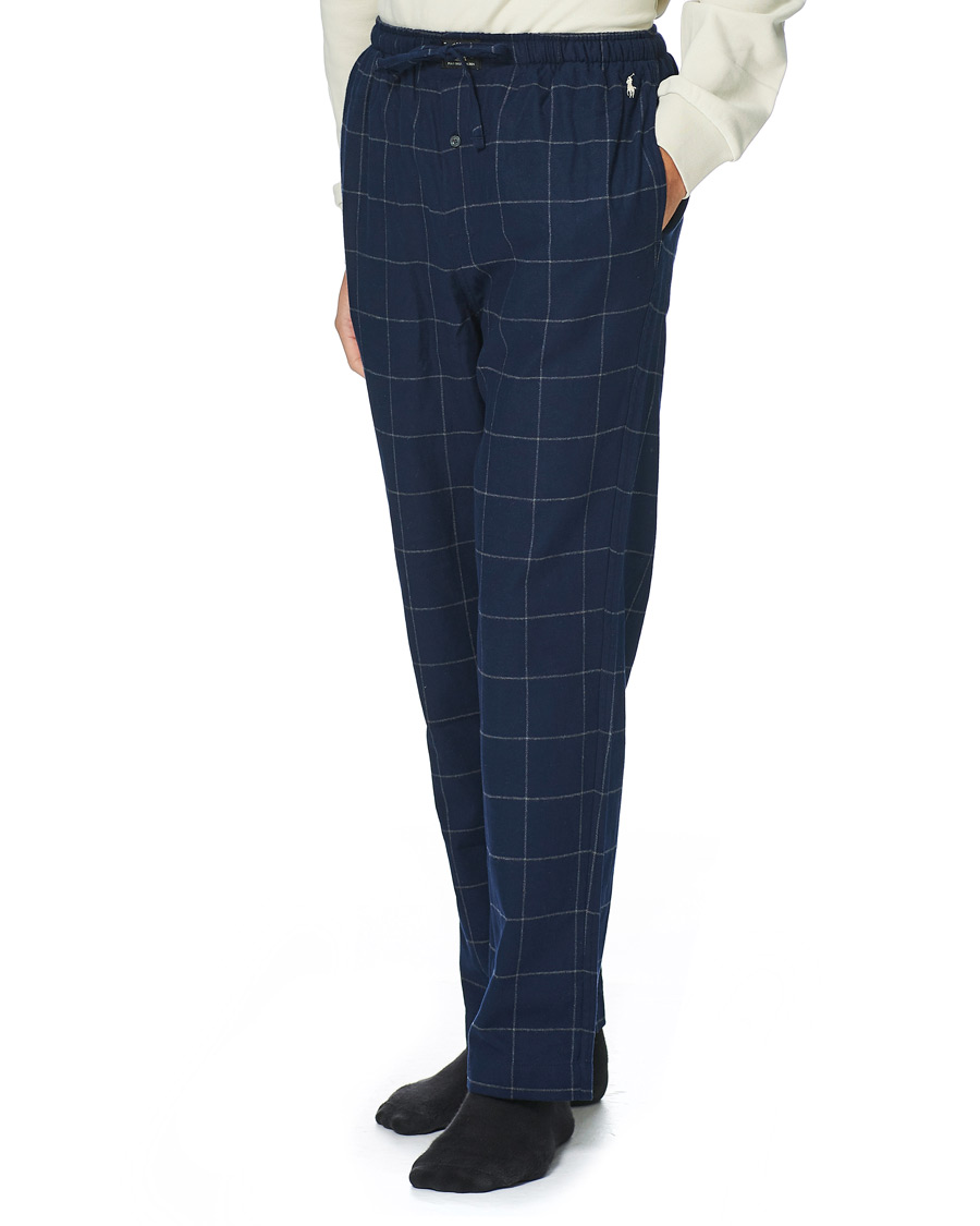 Herr | Pyjamas & Morgonrockar | Polo Ralph Lauren | Flannel Pyjama Pants Window Pane Navy