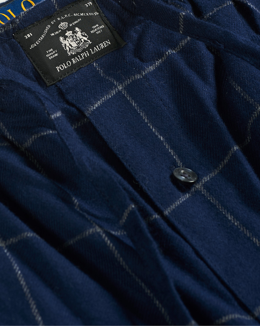 Herr | Pyjamas & Morgonrockar | Polo Ralph Lauren | Flannel Pyjama Pants Window Pane Navy