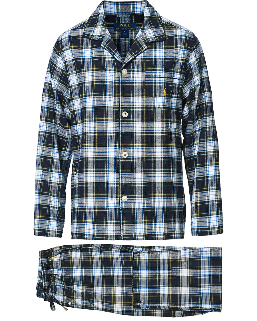 Herr | Pyjamas & Morgonrockar | Polo Ralph Lauren | Flannel Pyjama Set Evergreen Plaid
