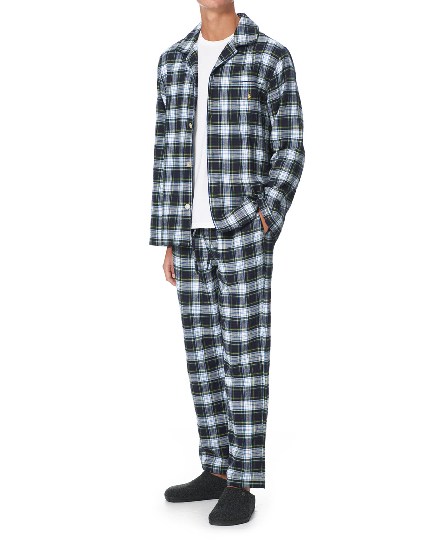 Herr | Pyjamas & Morgonrockar | Polo Ralph Lauren | Flannel Pyjama Set Evergreen Plaid