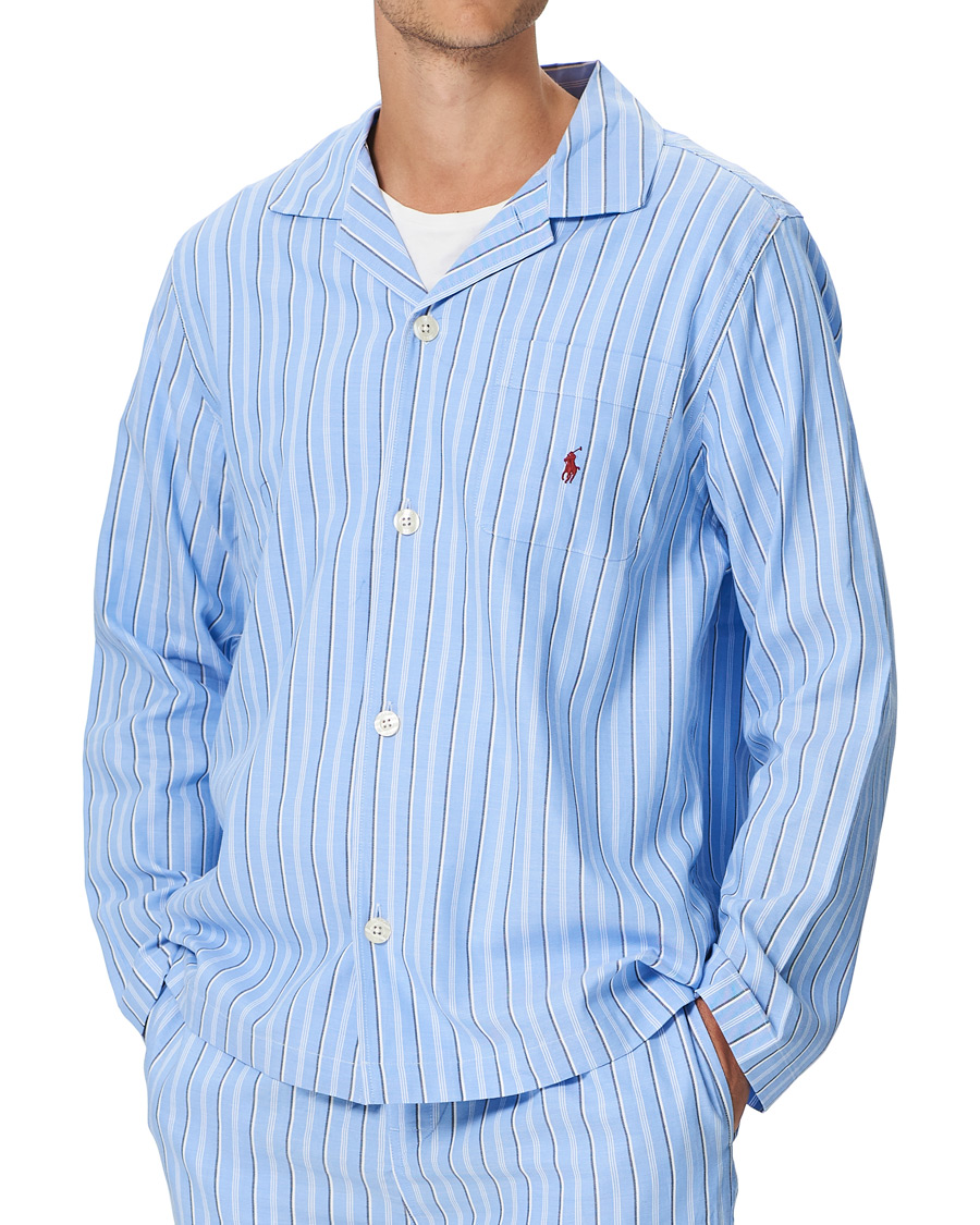Herr | Pyjamas & Morgonrockar | Polo Ralph Lauren | Cotton Pyjama Set Blue Stripe