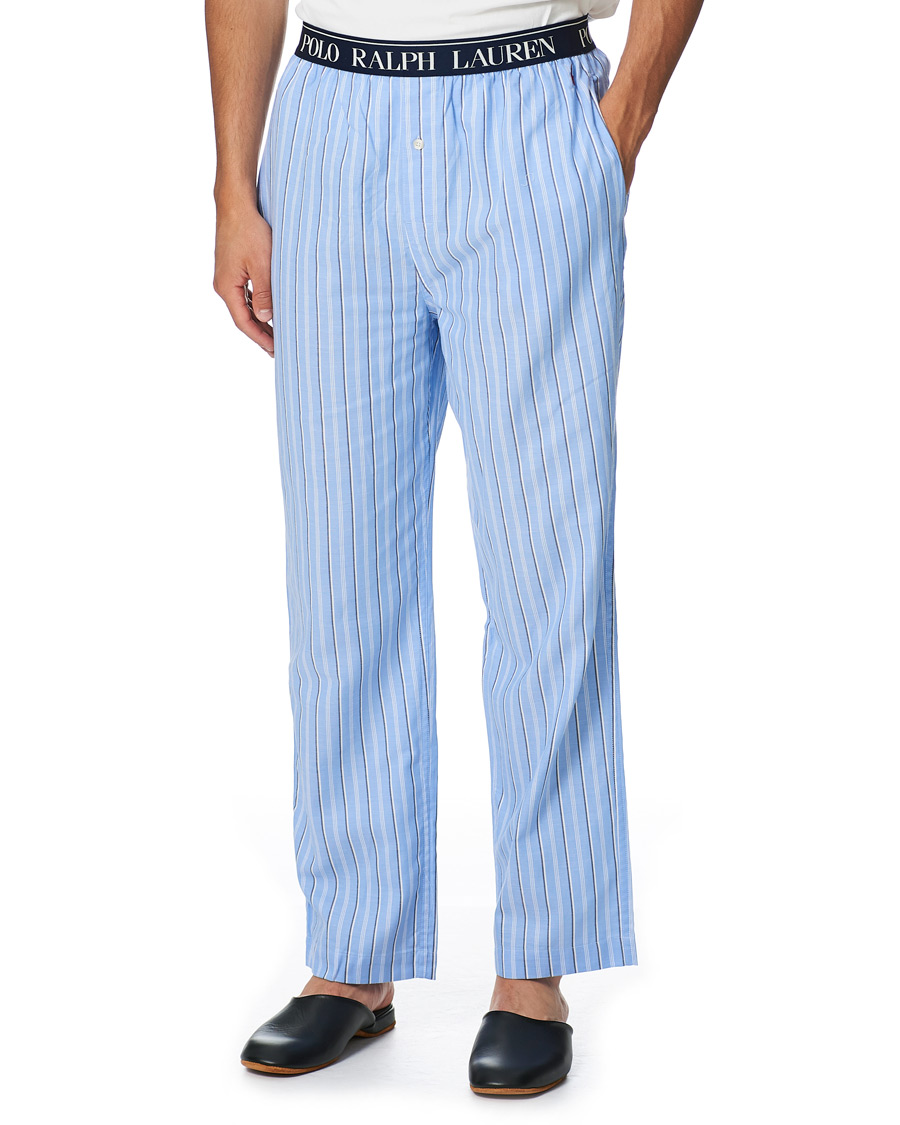 Herr | Pyjamas & Morgonrockar | Polo Ralph Lauren | Cotton Pyjama Set Blue Stripe