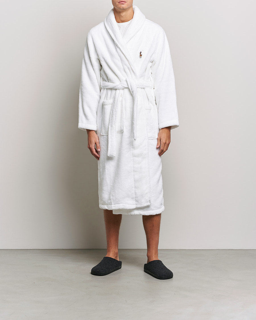 Herr | Pyjamas & Morgonrockar | Polo Ralph Lauren | Cotton Terry Robe White