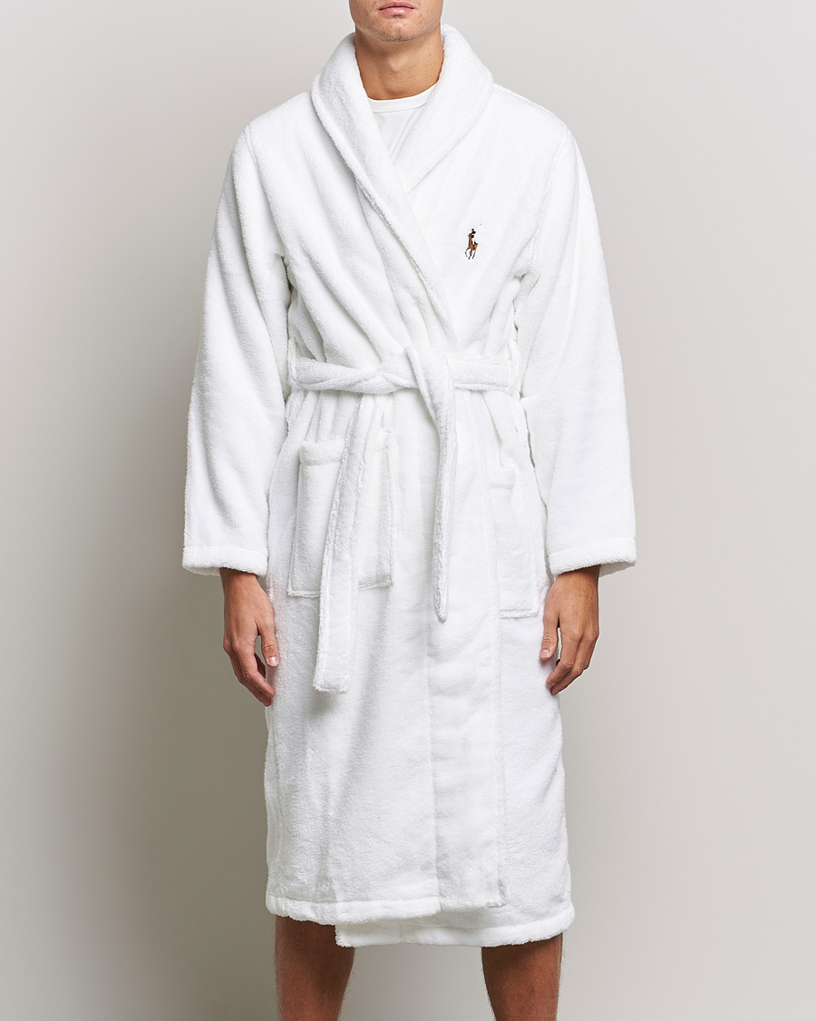 Herr | Pyjamas & Morgonrockar | Polo Ralph Lauren | Cotton Terry Robe White White